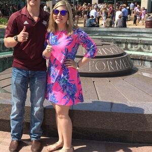 Lilly Pulitzer Pink cotton Shirt Dress - Medium